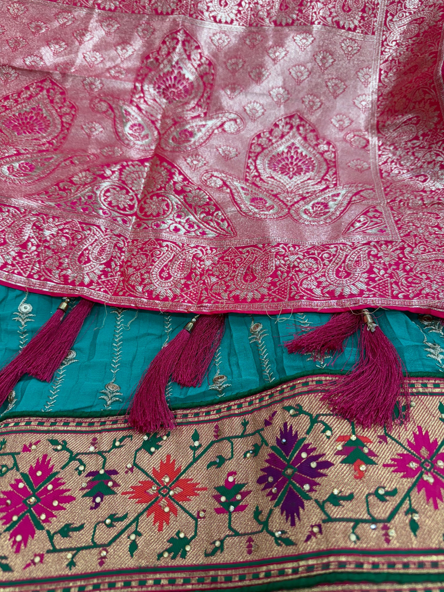 Beautiful designer semi stitch lengha choli