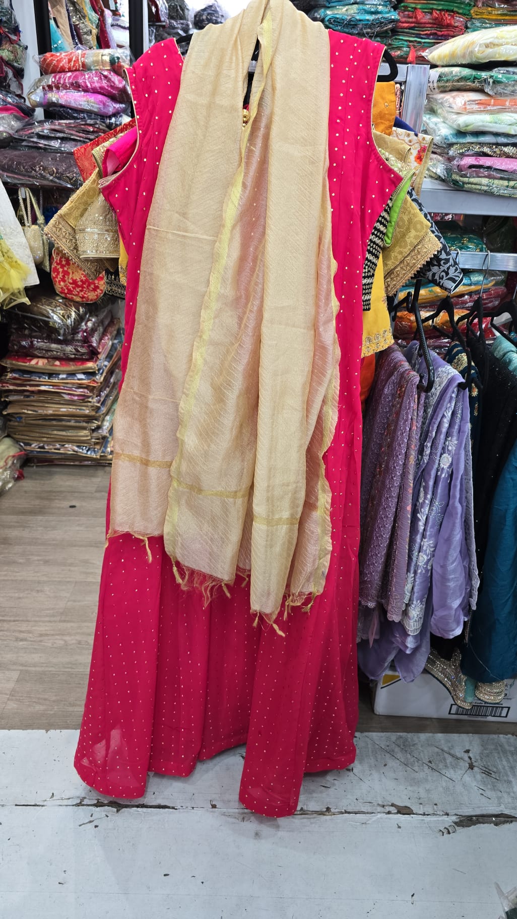 Beautiful designer gown style anarkali