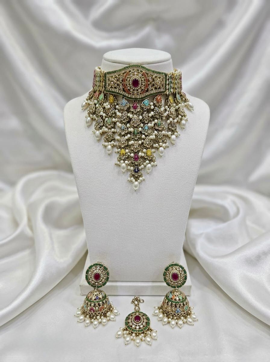 Beautiful designer necklace set