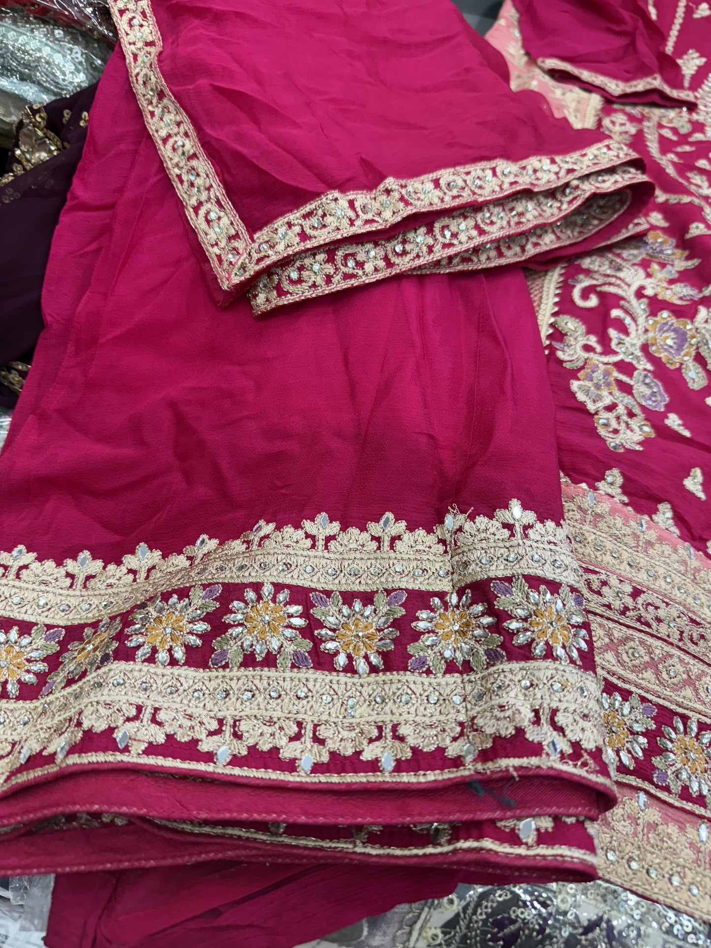 Beautiful designer plazo suit