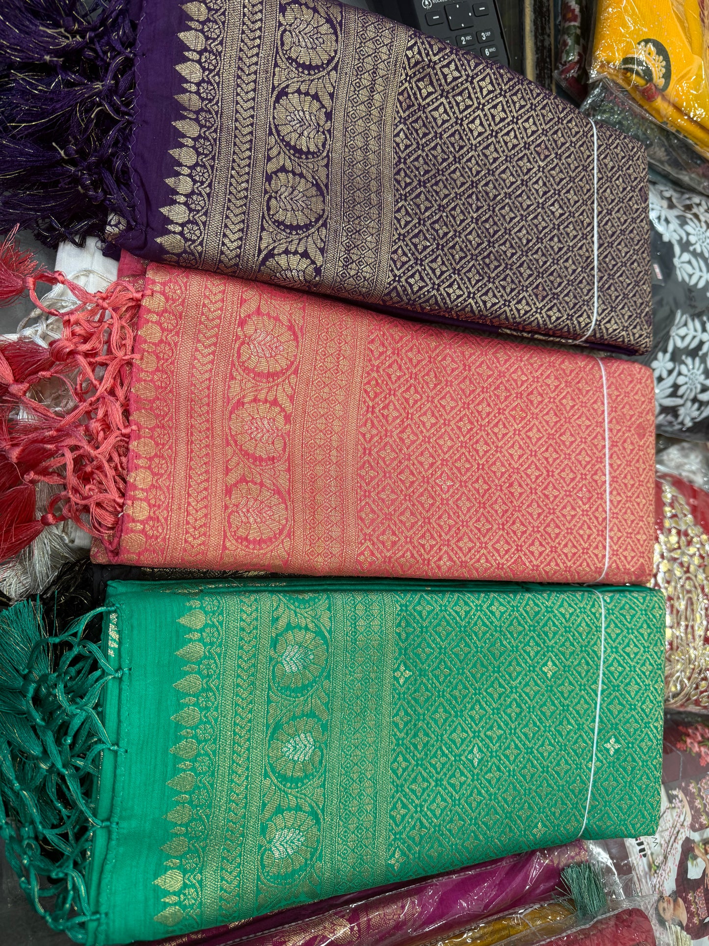 Beautiful designer silk saree