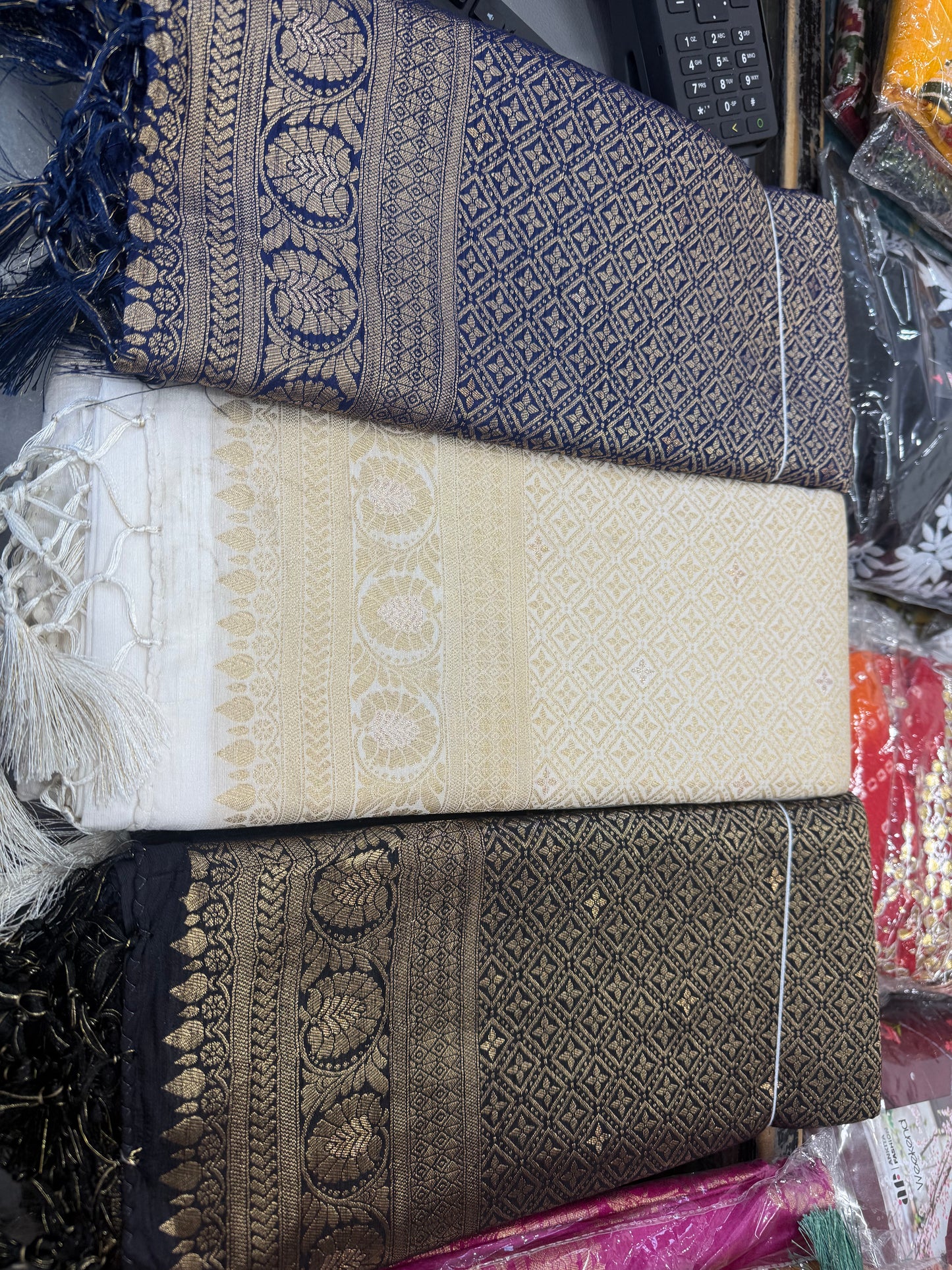 Beautiful designer silk saree