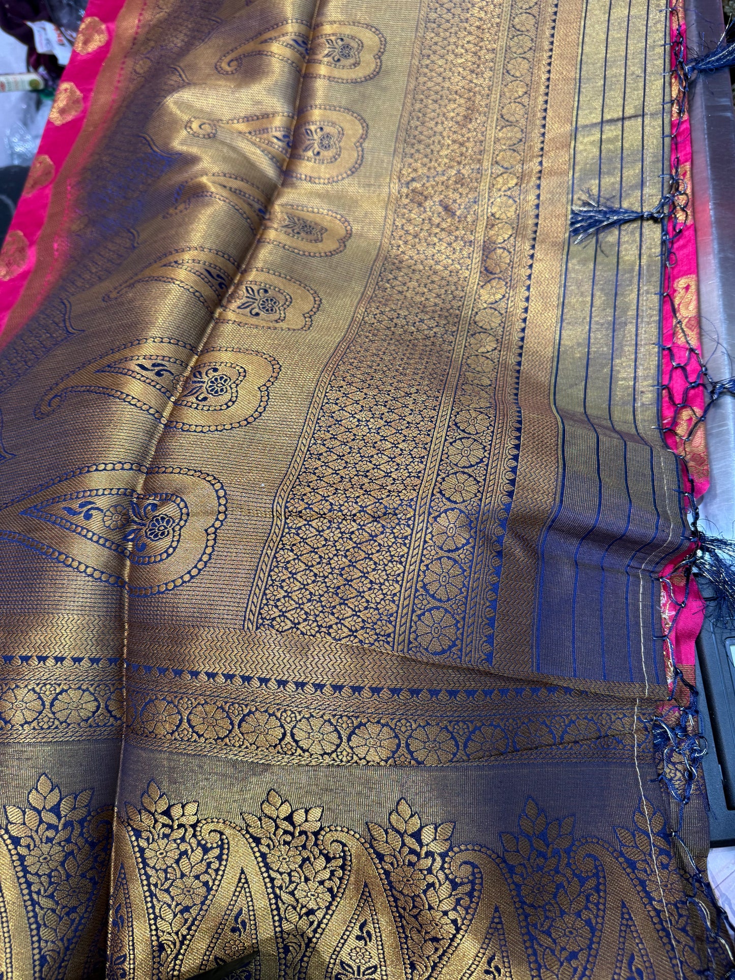 Beautiful designer silk saree