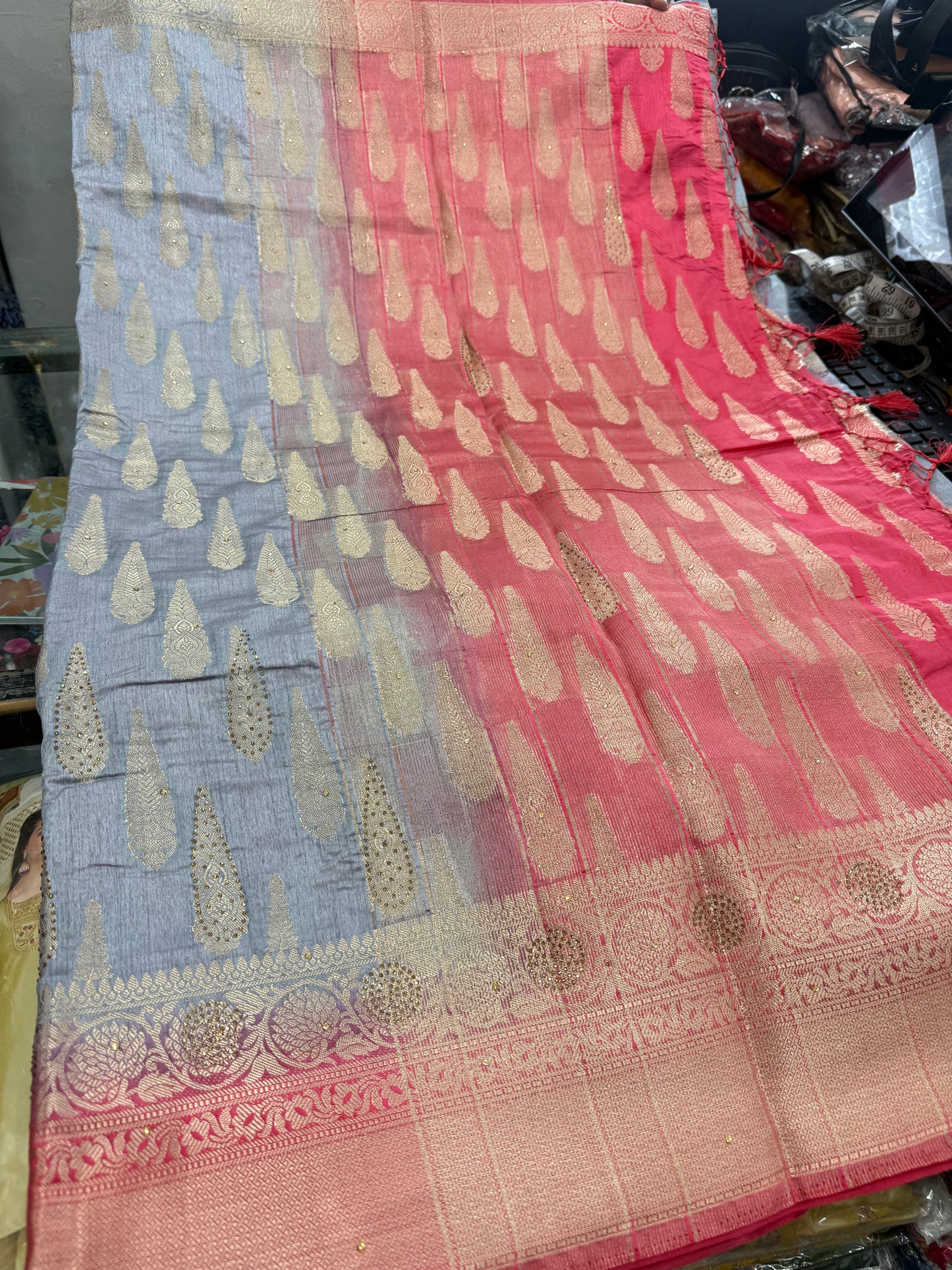 Beautiful designer silk saree
