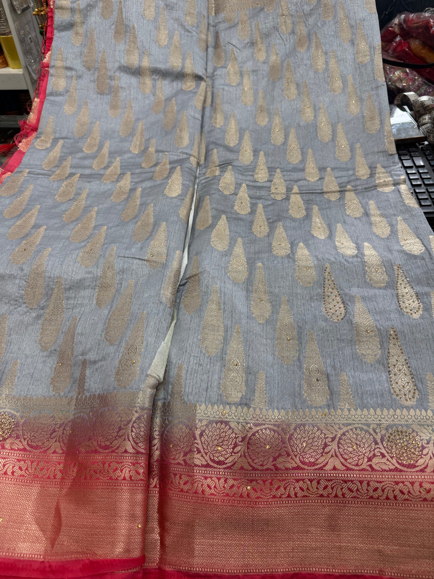 Beautiful designer silk saree