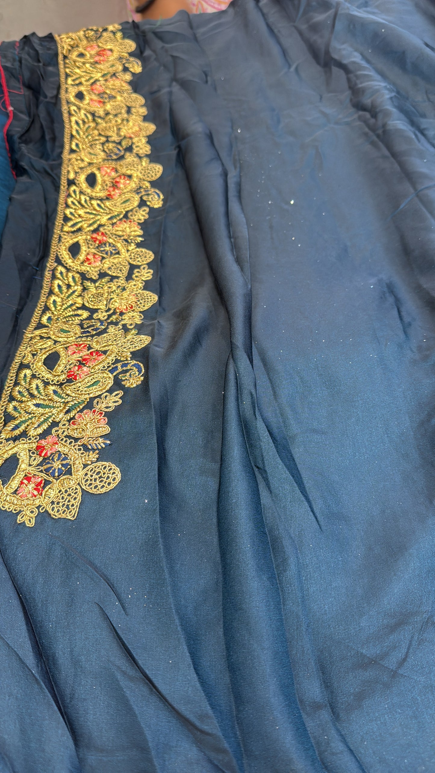 Beautiful designer silk saree