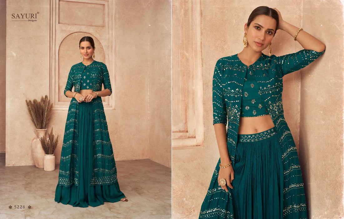 Beautiful designer Georgette With Heavy Beautiful Work Stylish Designer Fancy Lehenga