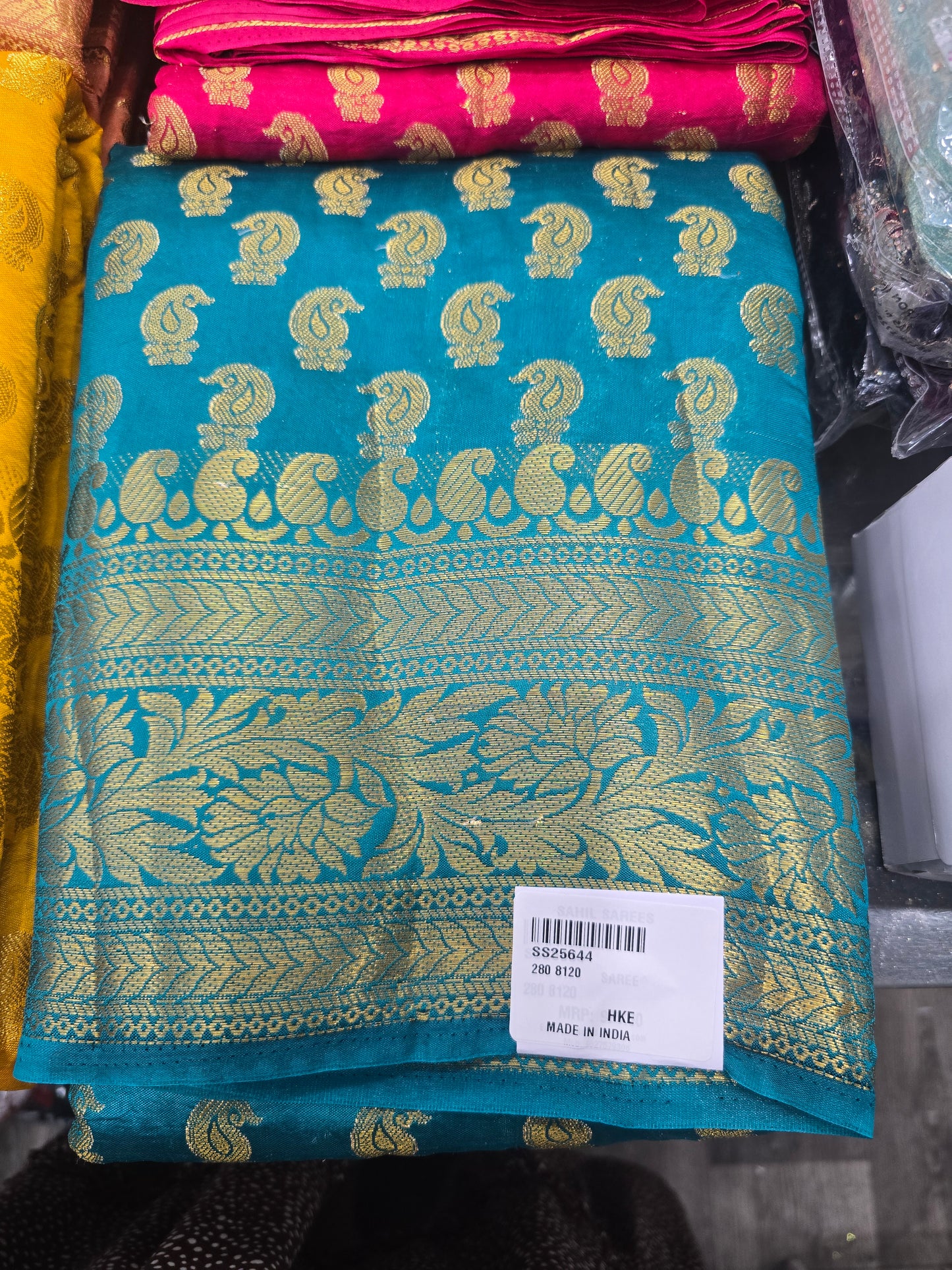Beautiful designer silk saree