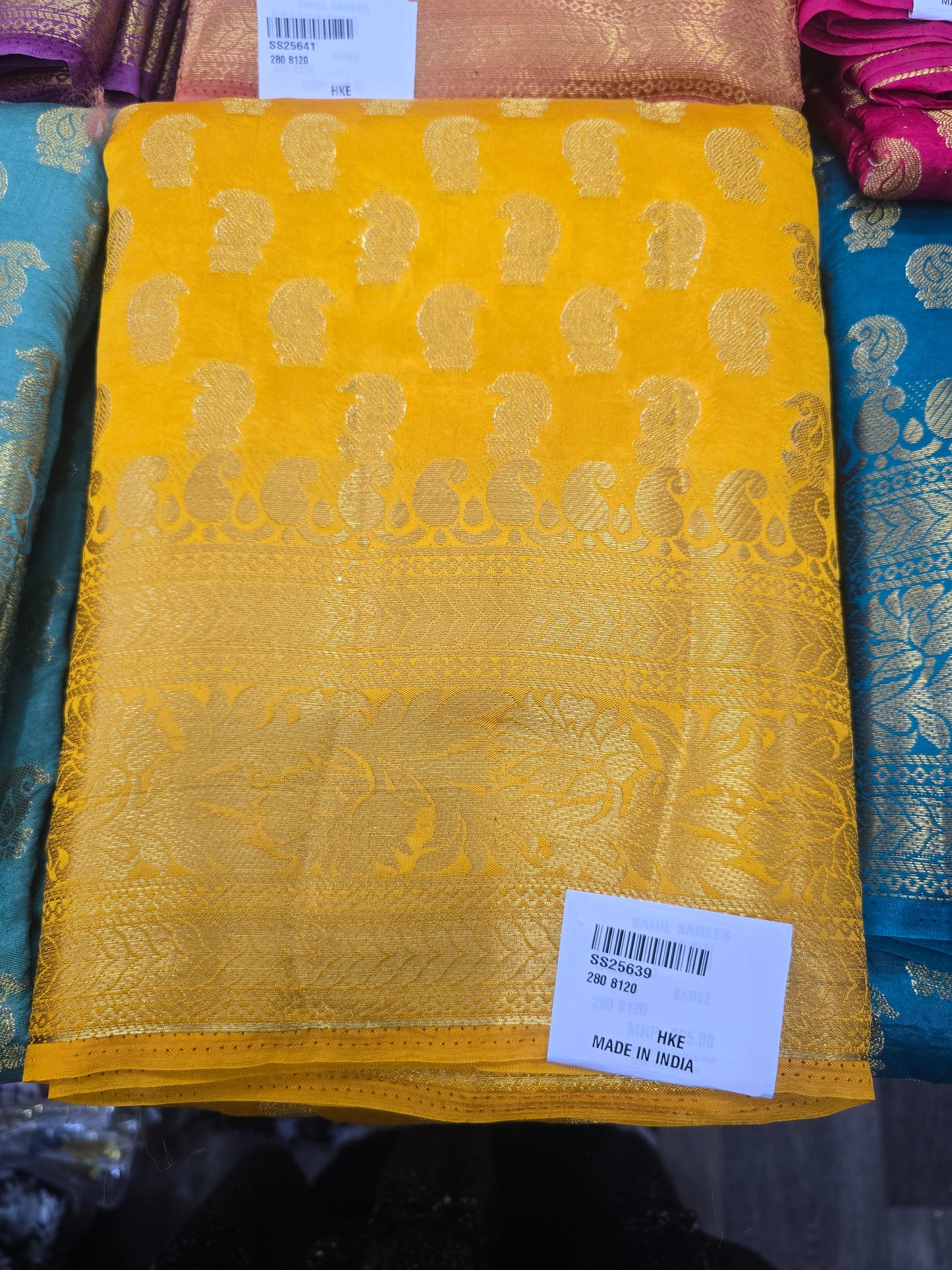 Beautiful designer silk saree