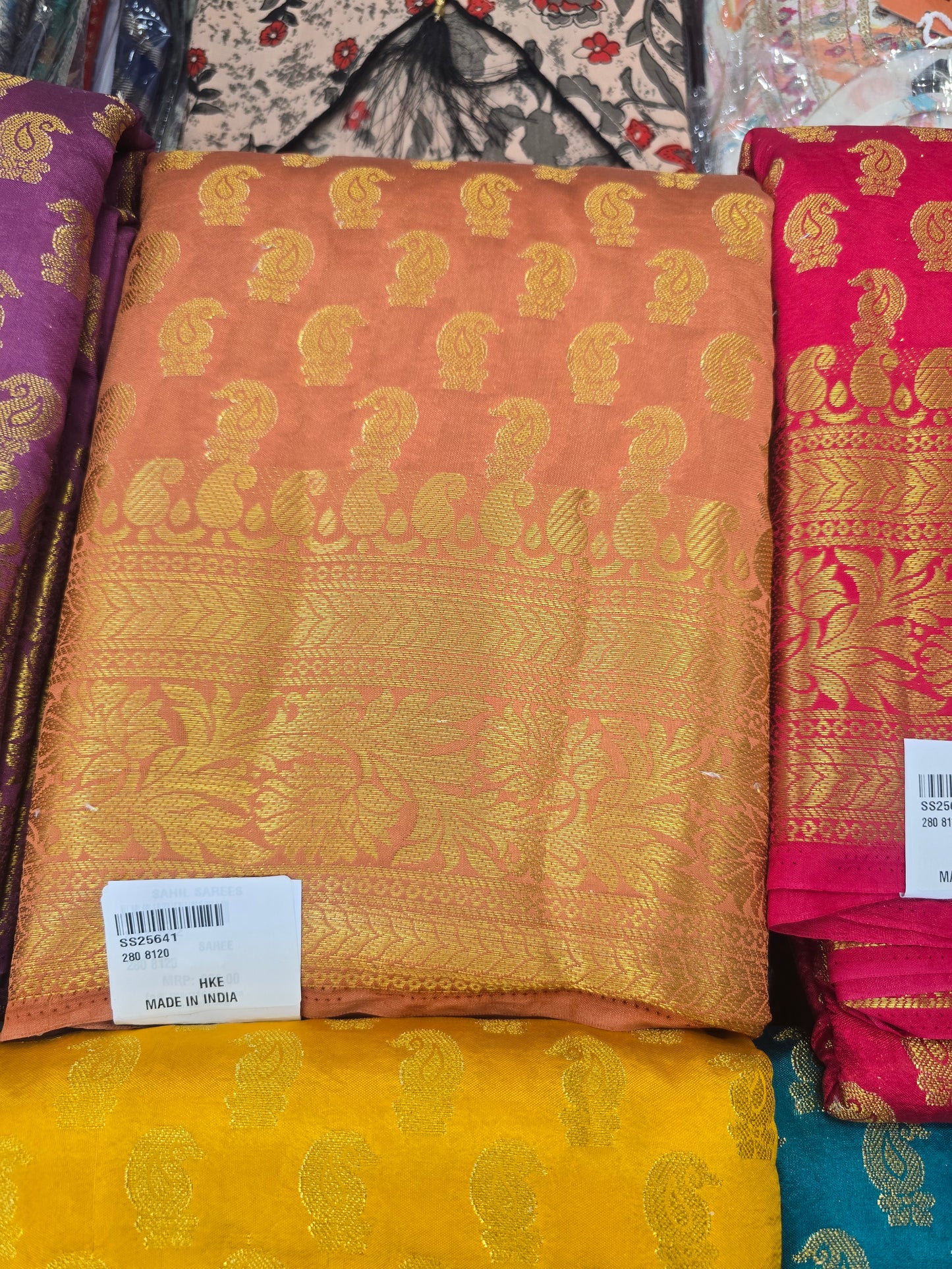 Beautiful designer silk saree