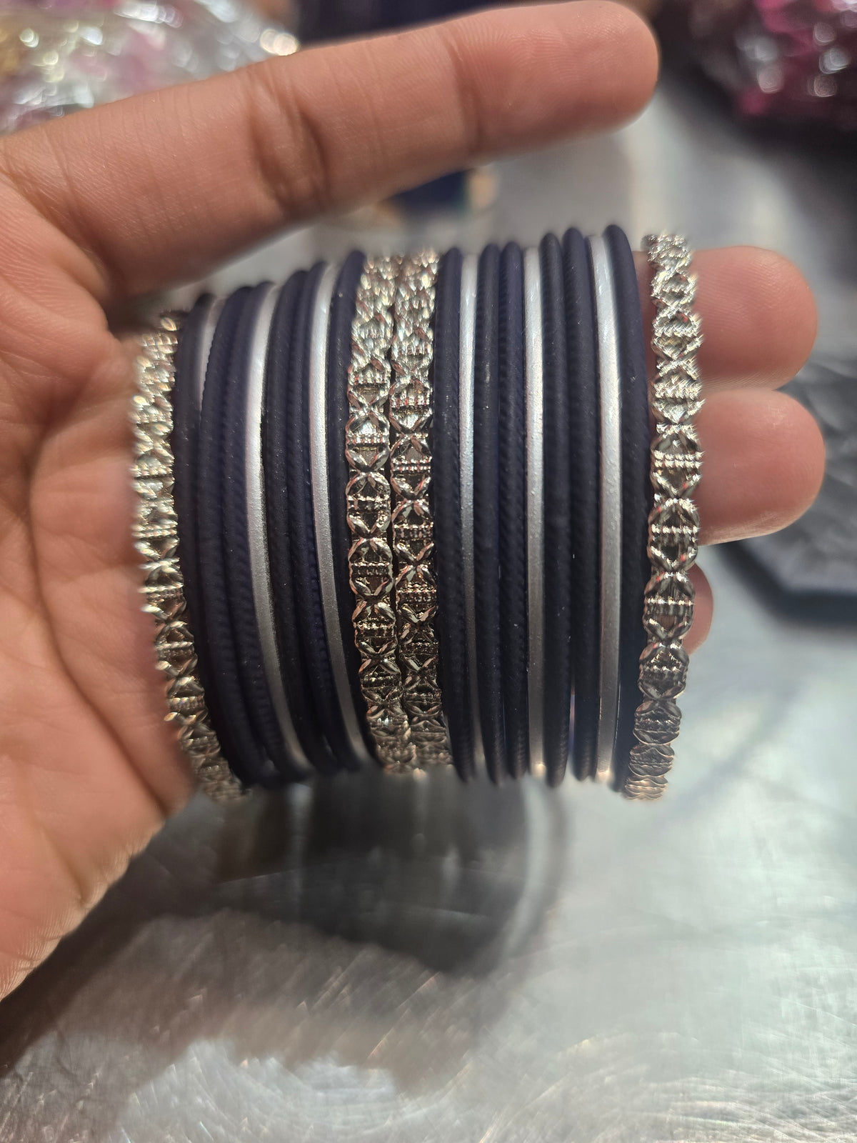 Beautiful designer metal bangles