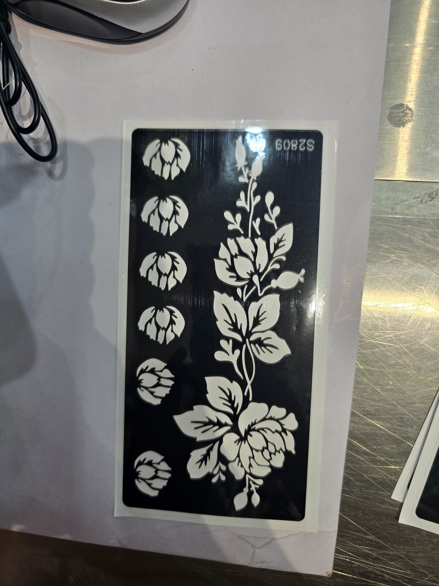 Henna Tattoo Stencil Stickers, Reusable Henna Tattoo Templates