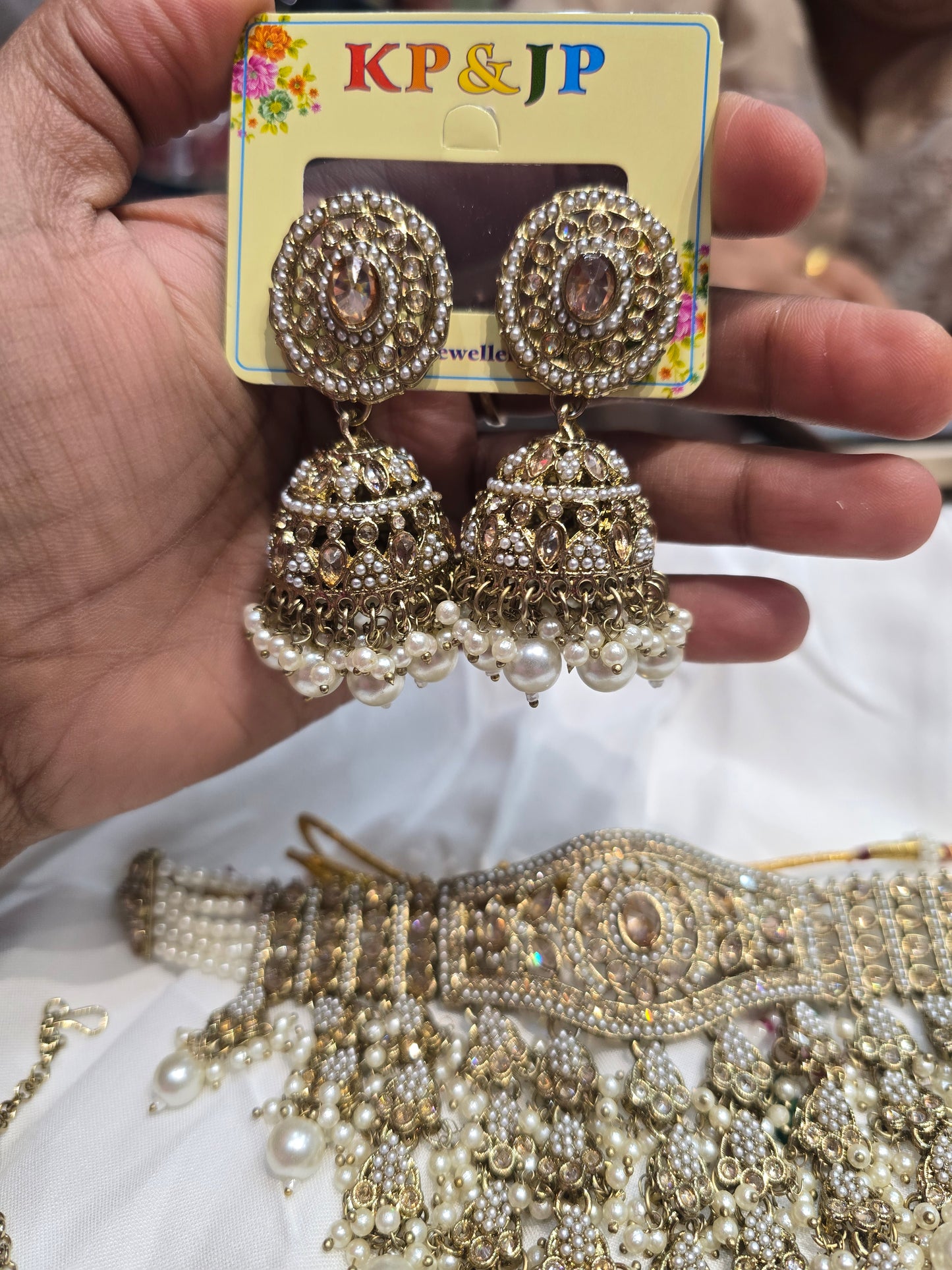 Beautiful designer necklace set