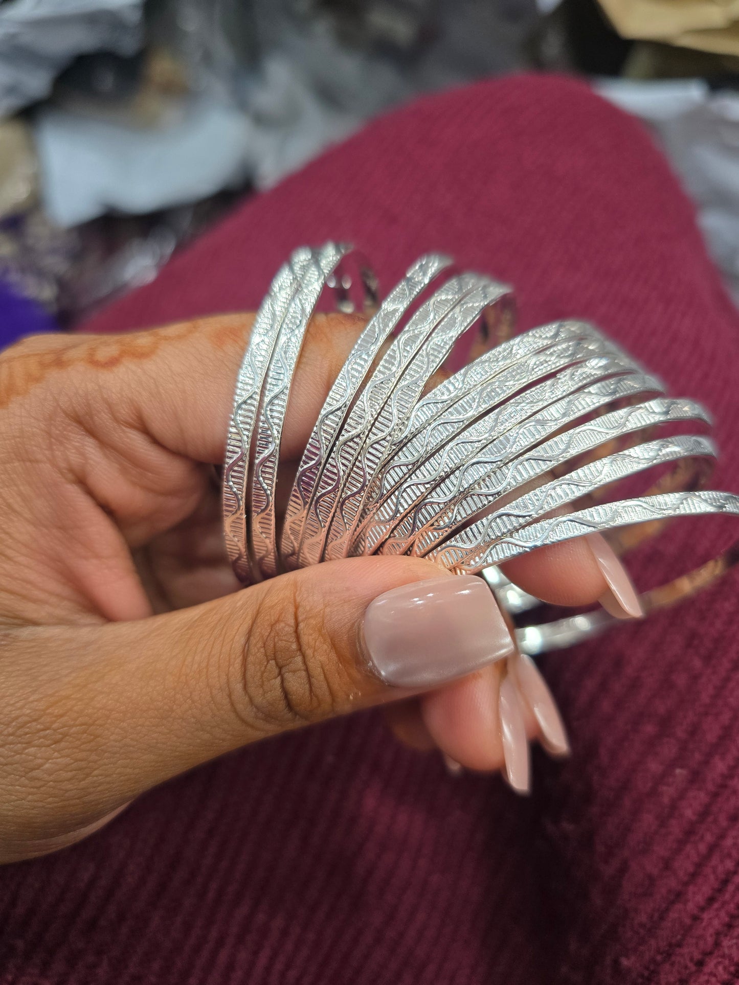 Beautiful designer metal bangles