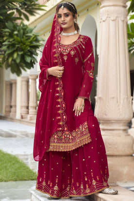 Beautiful designer sharara suit