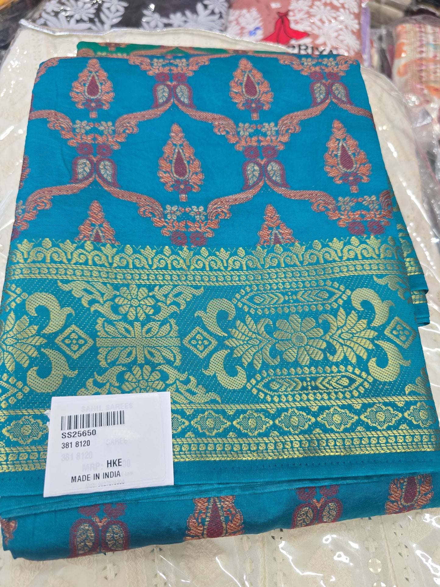 Beautiful designer silk saree