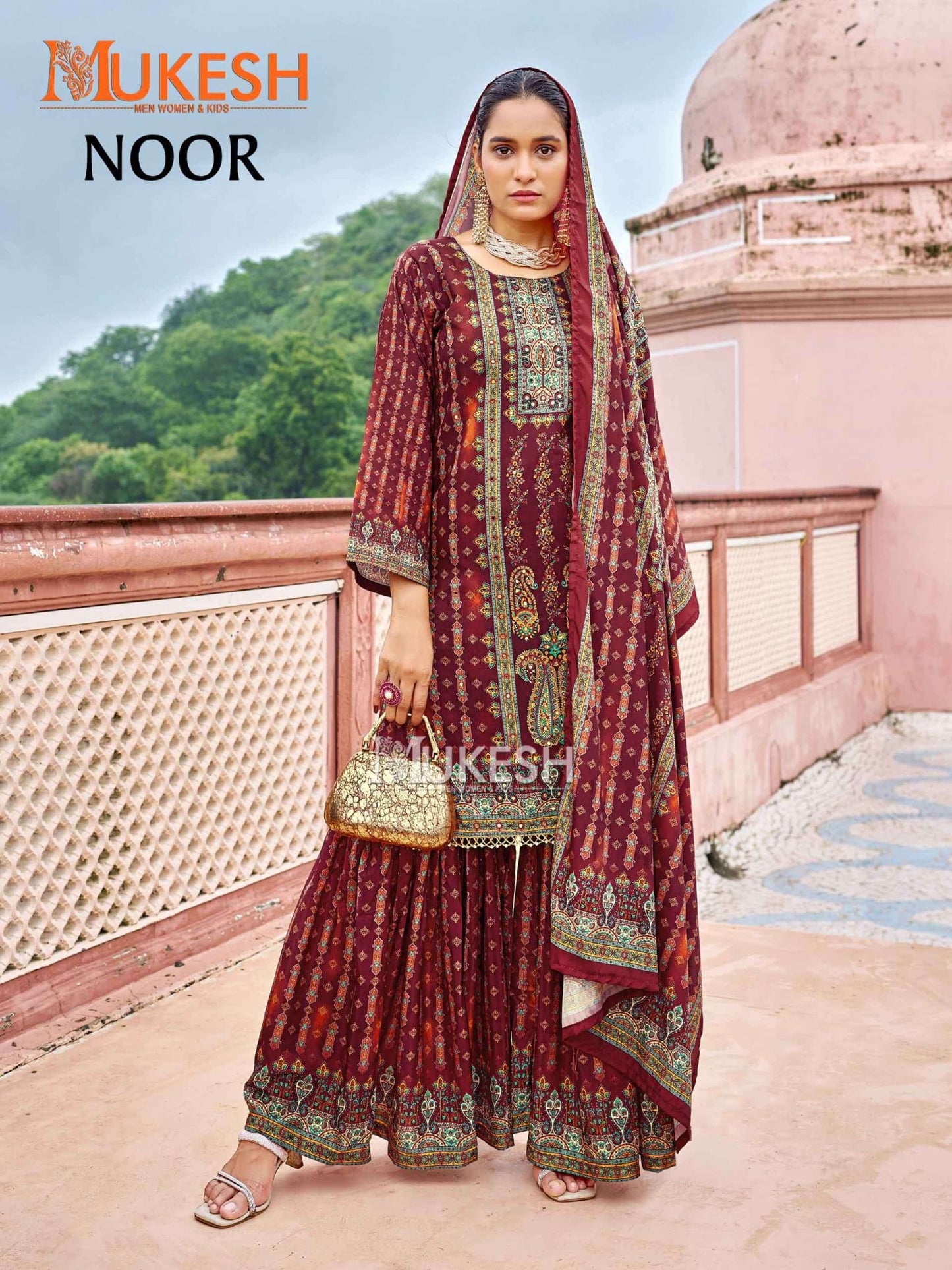 Beautiful designer sharara suit