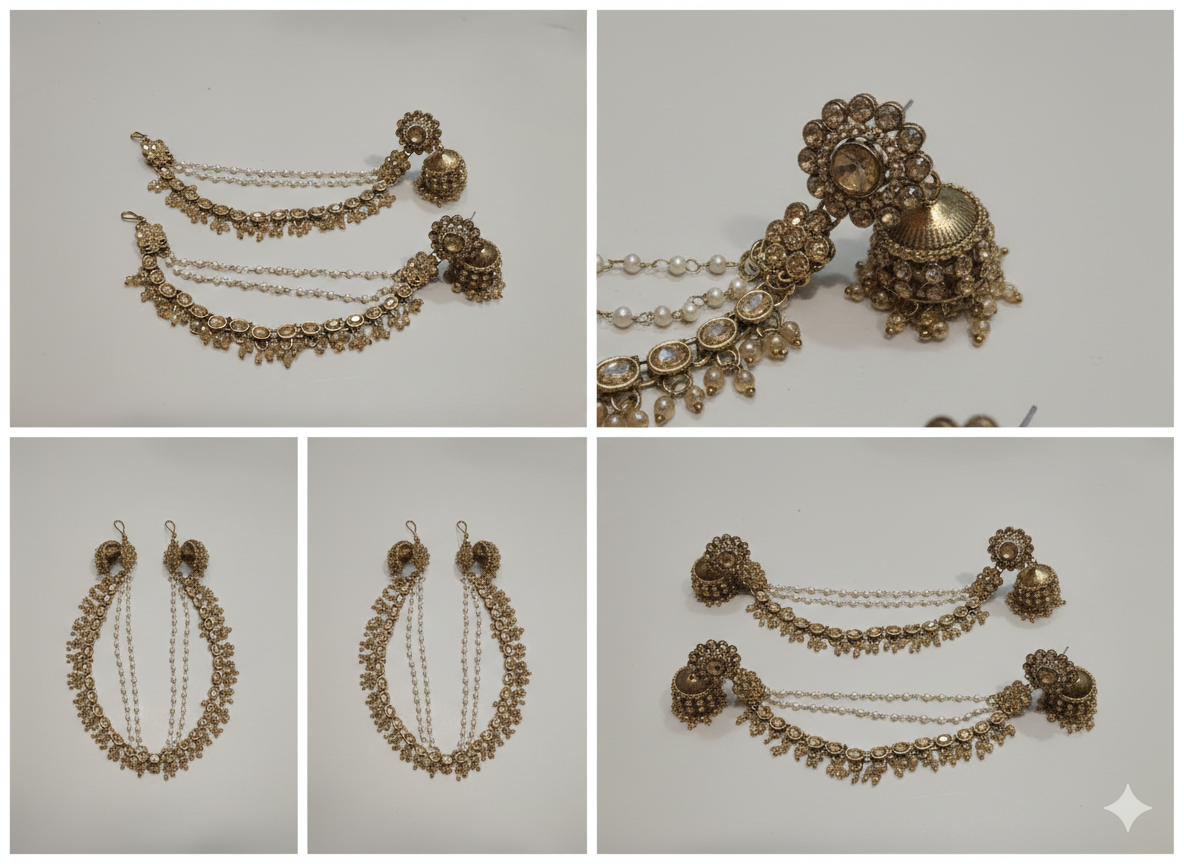 Beautiful designer bahubali jhumki