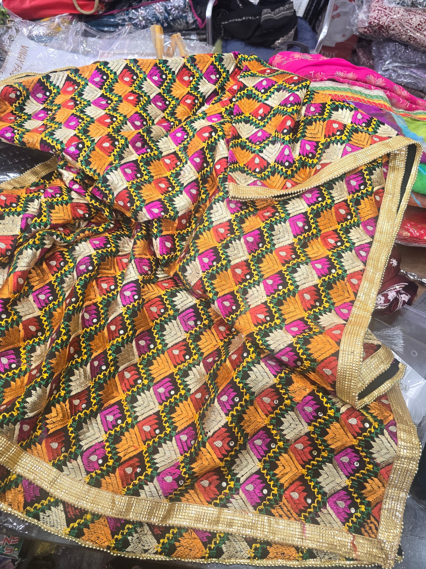 Beautiful designer phulkari dupptta