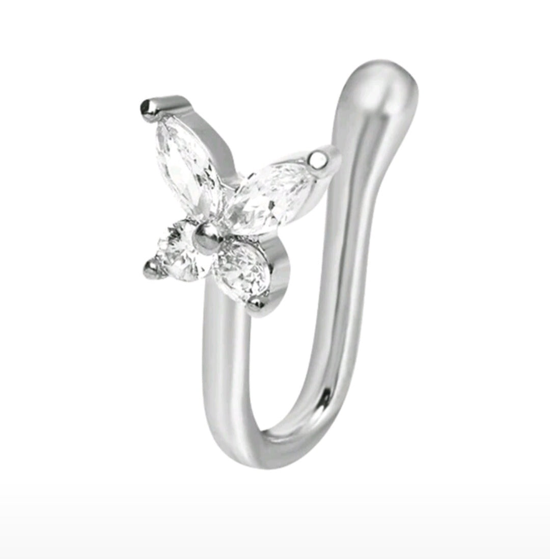 Beautiful designer stone nose ring