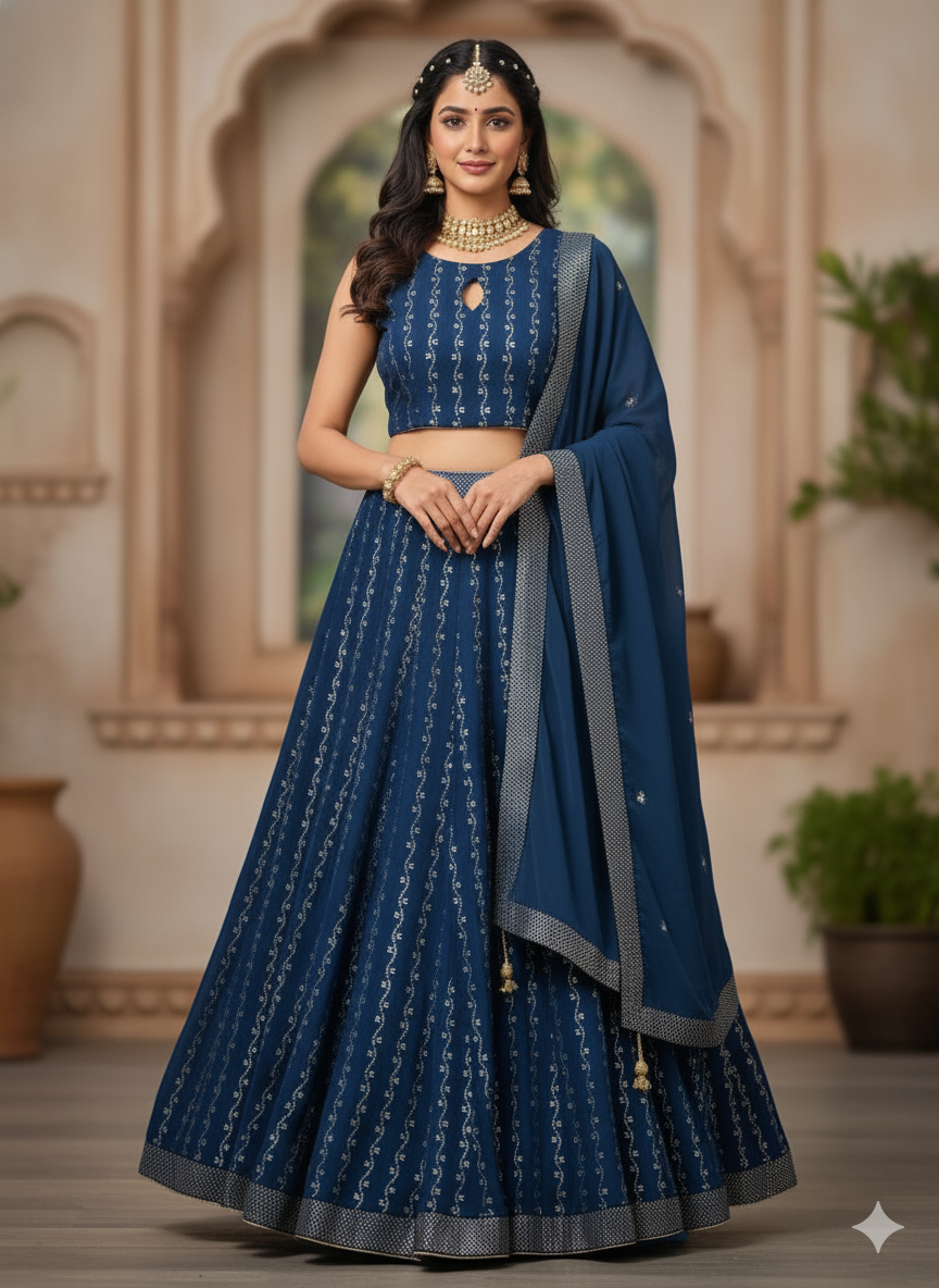 Beautiful designer lengha choli