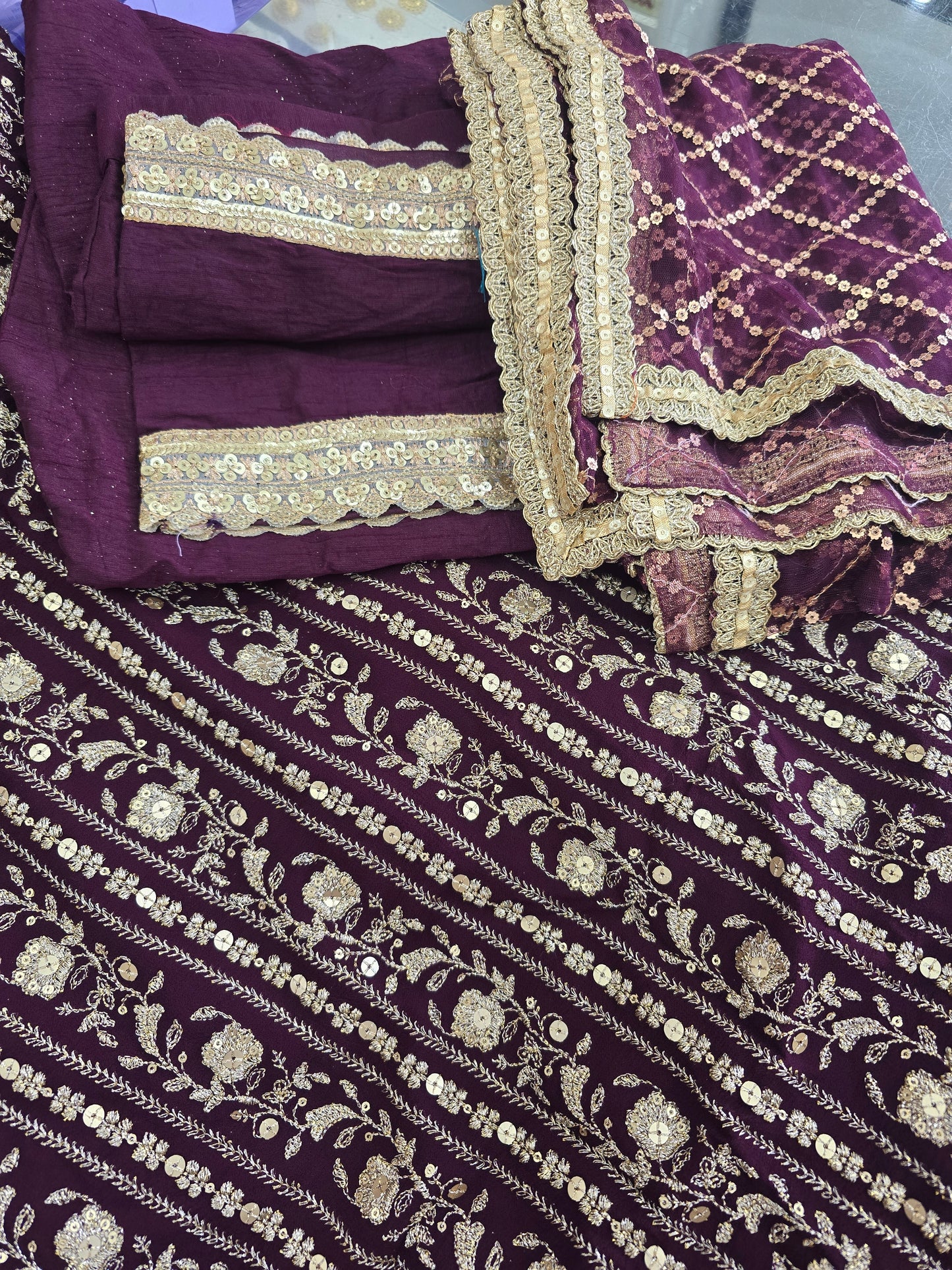 Beautiful designer Pakistani style suit