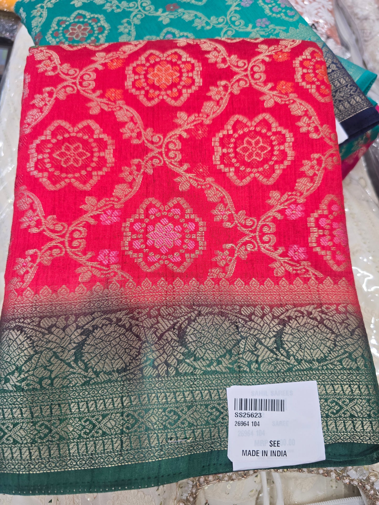 Beautiful designer silk saree