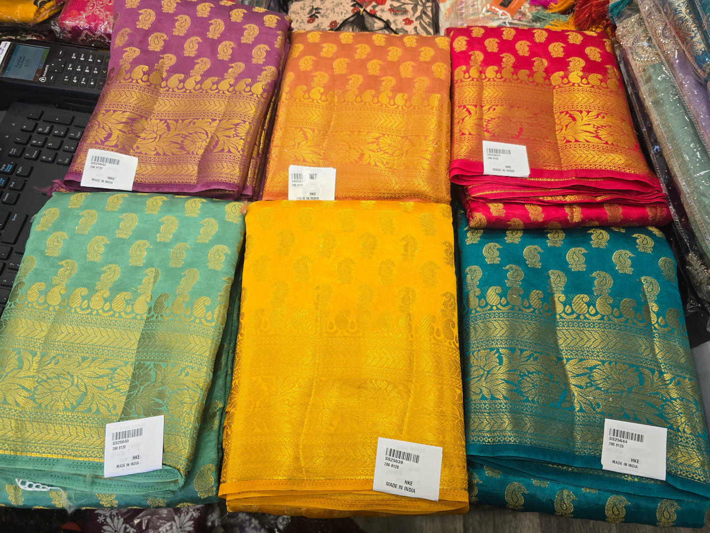 Beautiful designer silk saree