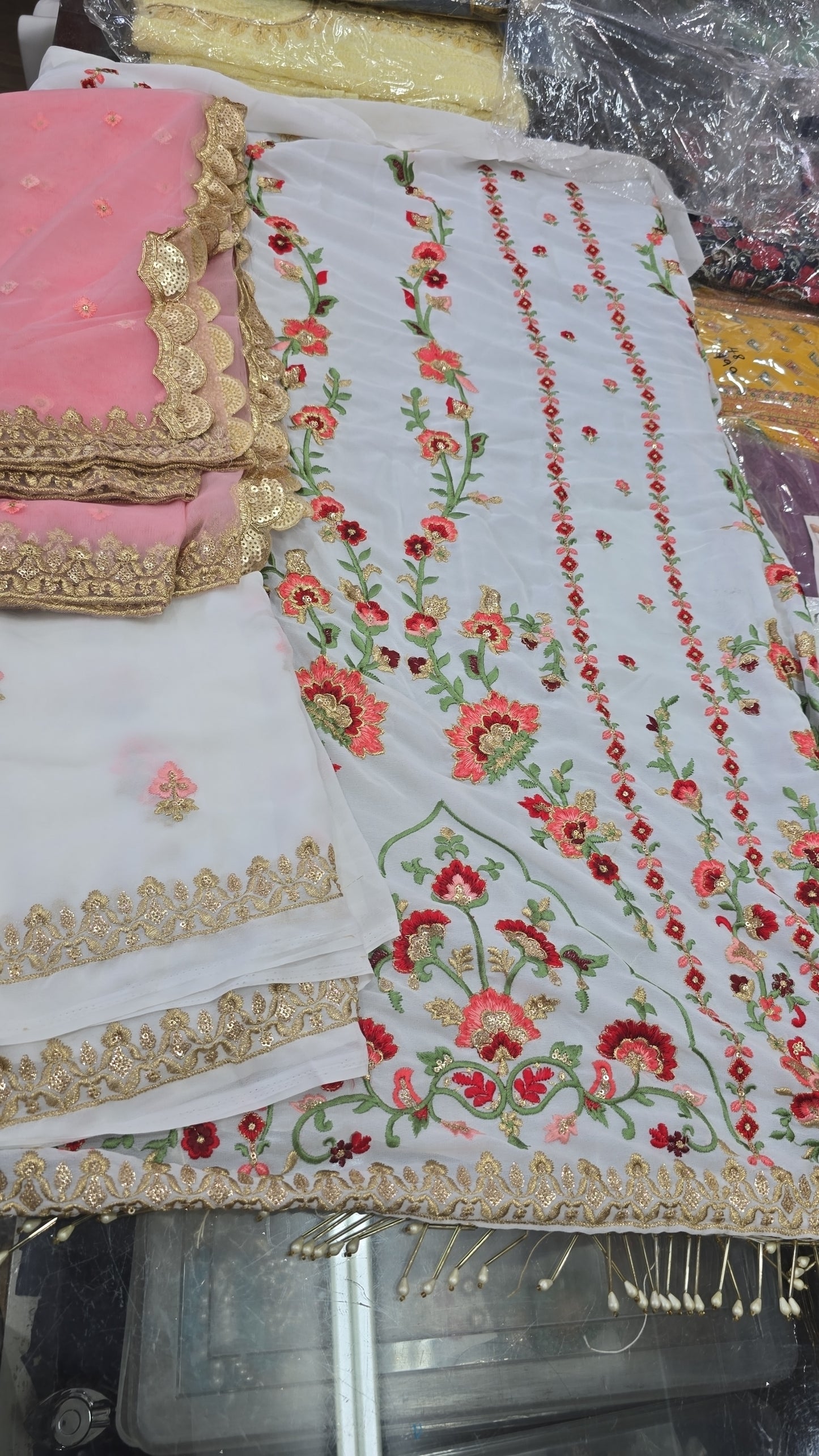 Beautiful designer unstitched suit