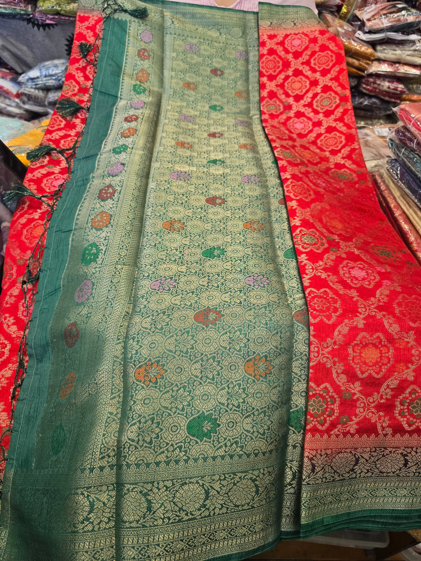 Beautiful designer silk saree