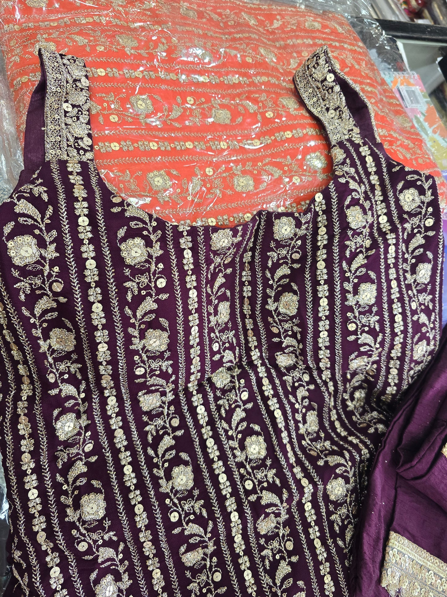 Beautiful designer Pakistani style suit