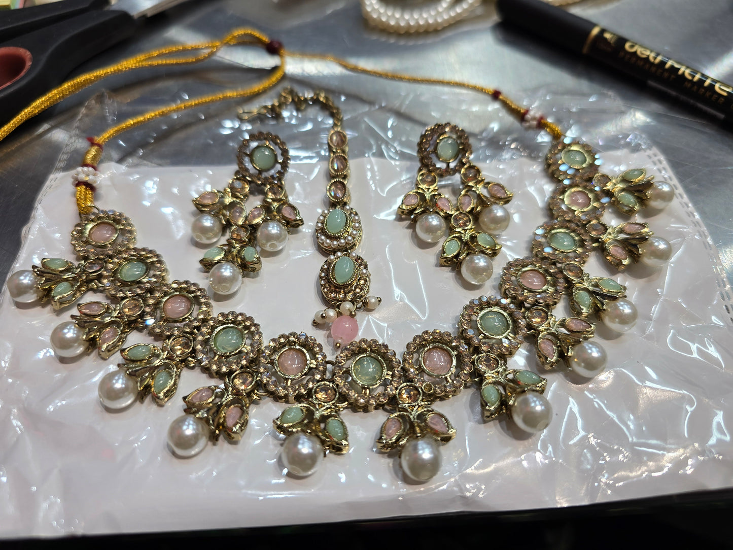 Beautiful designer necklace set