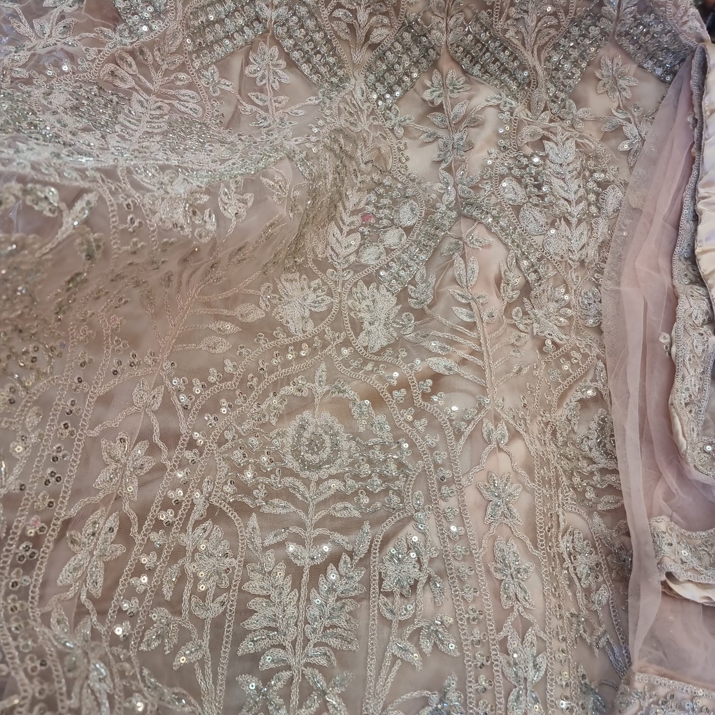 Beautiful designer heavily embroidery gown style anarkali