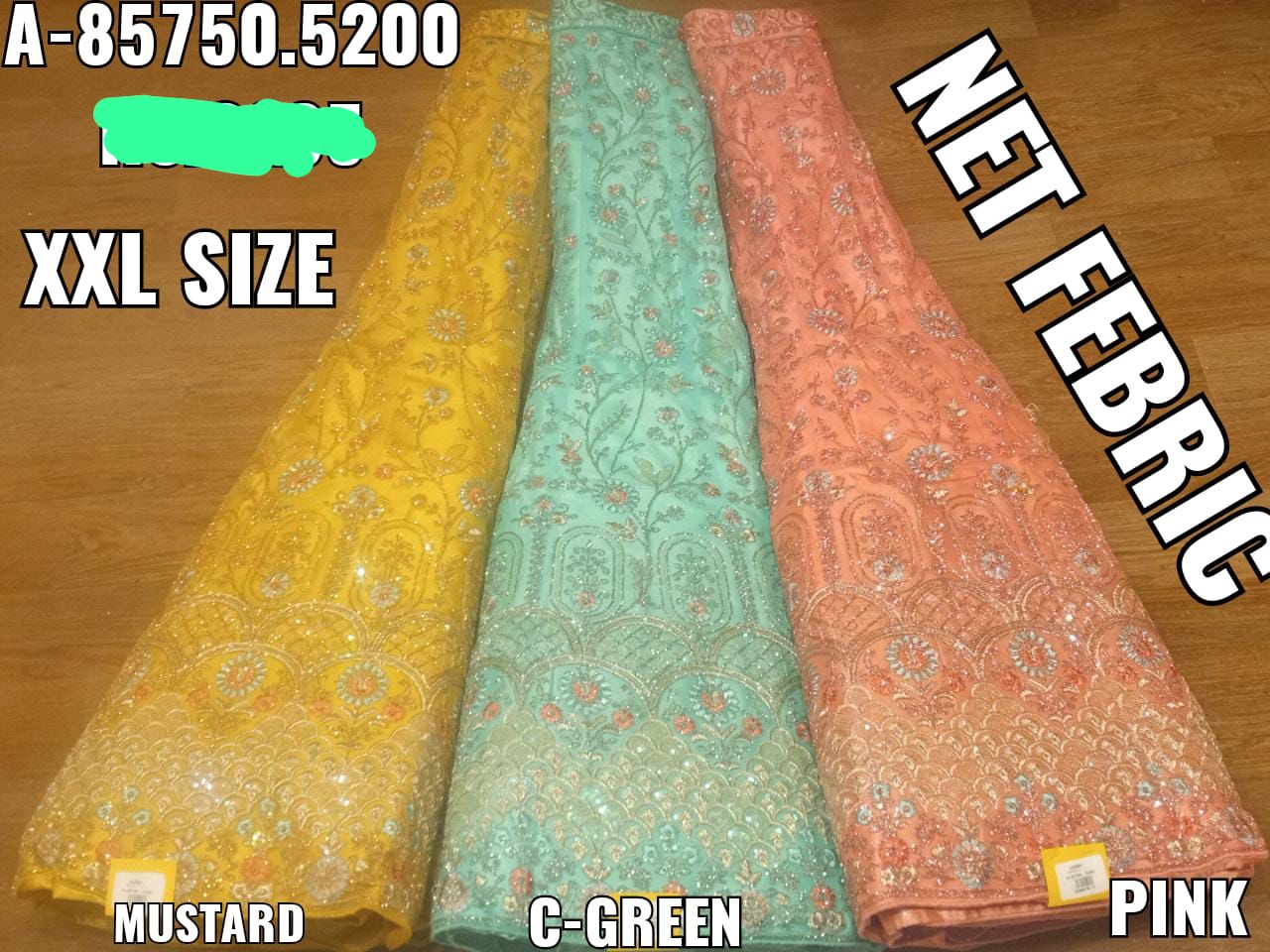 Beautiful designer unstitched lengha