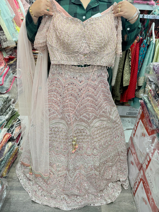 Beautiful designer heavily embroidery lengha choli