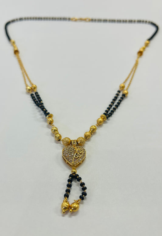 Beautiful designer American diamond mangalsutra