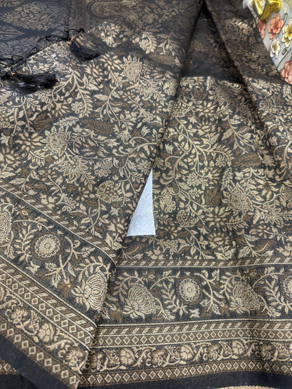 Beautiful designer mulberry silk saree