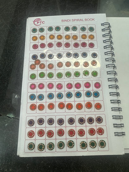 Beautiful designer stone bindi book