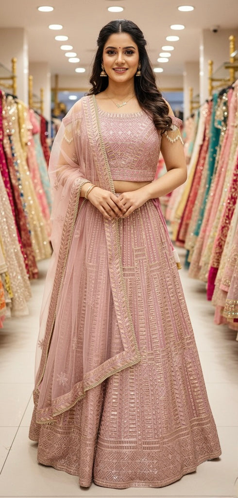 Beautiful designer ready made lengha choli