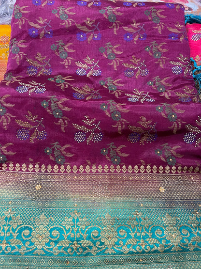 Beautiful designer silk saree