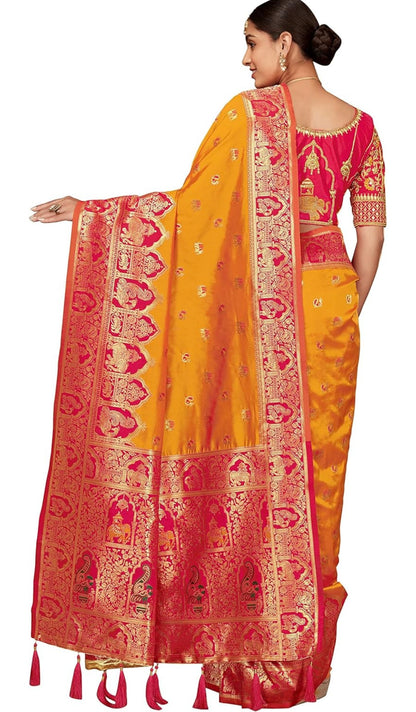 Beautiful designer silk saree