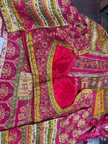 Beautiful designer saree with readymade blouse
