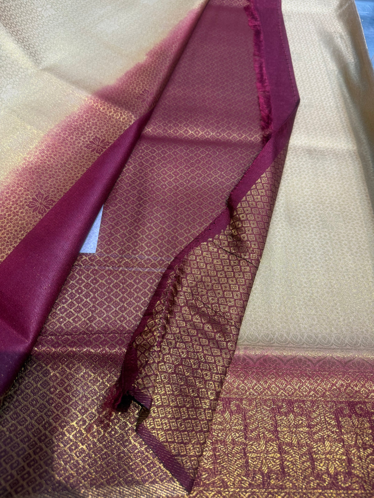 Beautiful designer mulberry silk saree