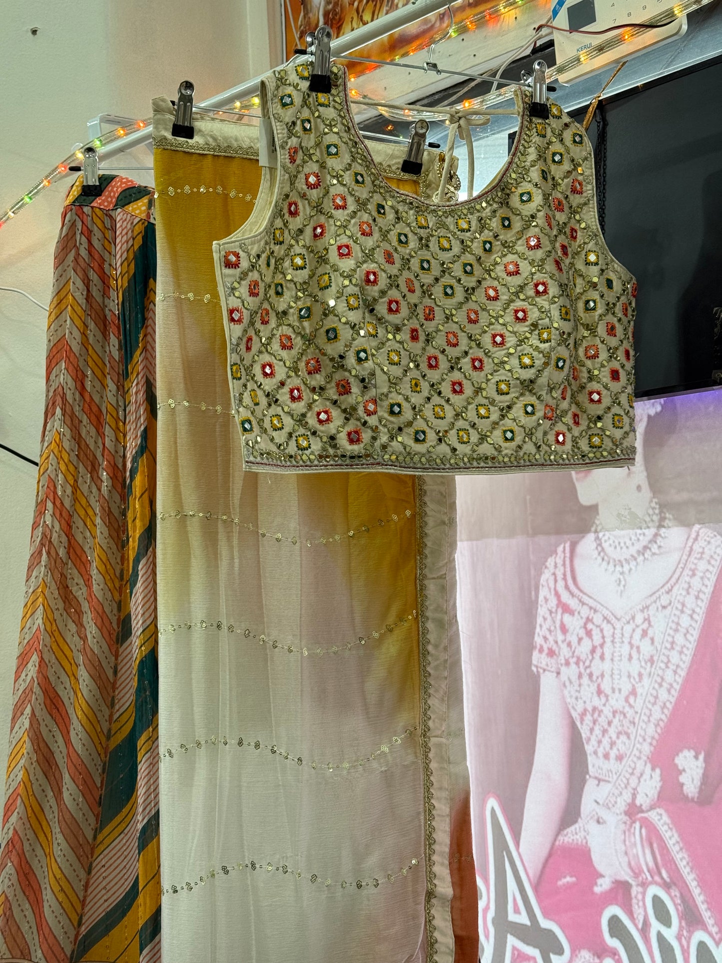 Beautiful designer lengha choli suit