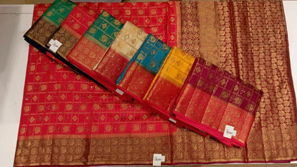 Beautiful designer box silk saree