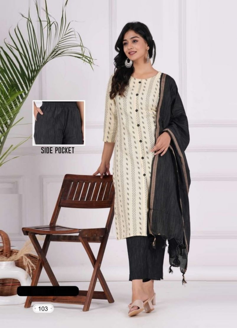 Beautiful designer kurti pants & dupptta set