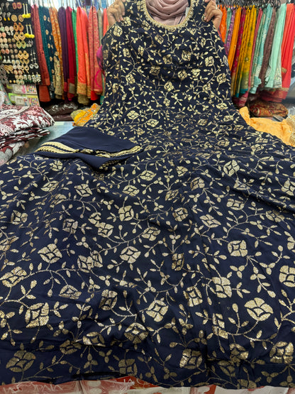 Beautiful designer anarkali style gown