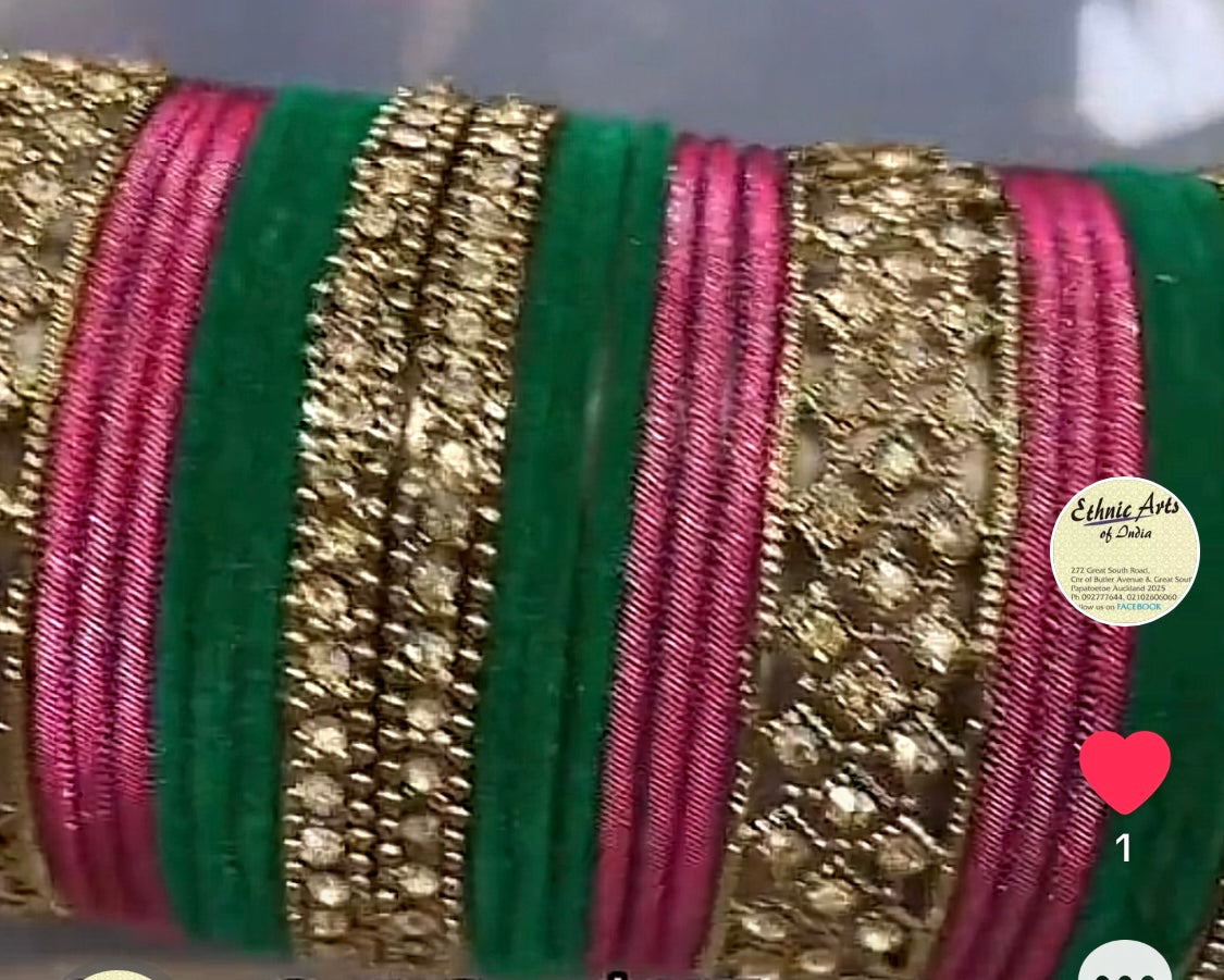 Beautiful designer bangle set