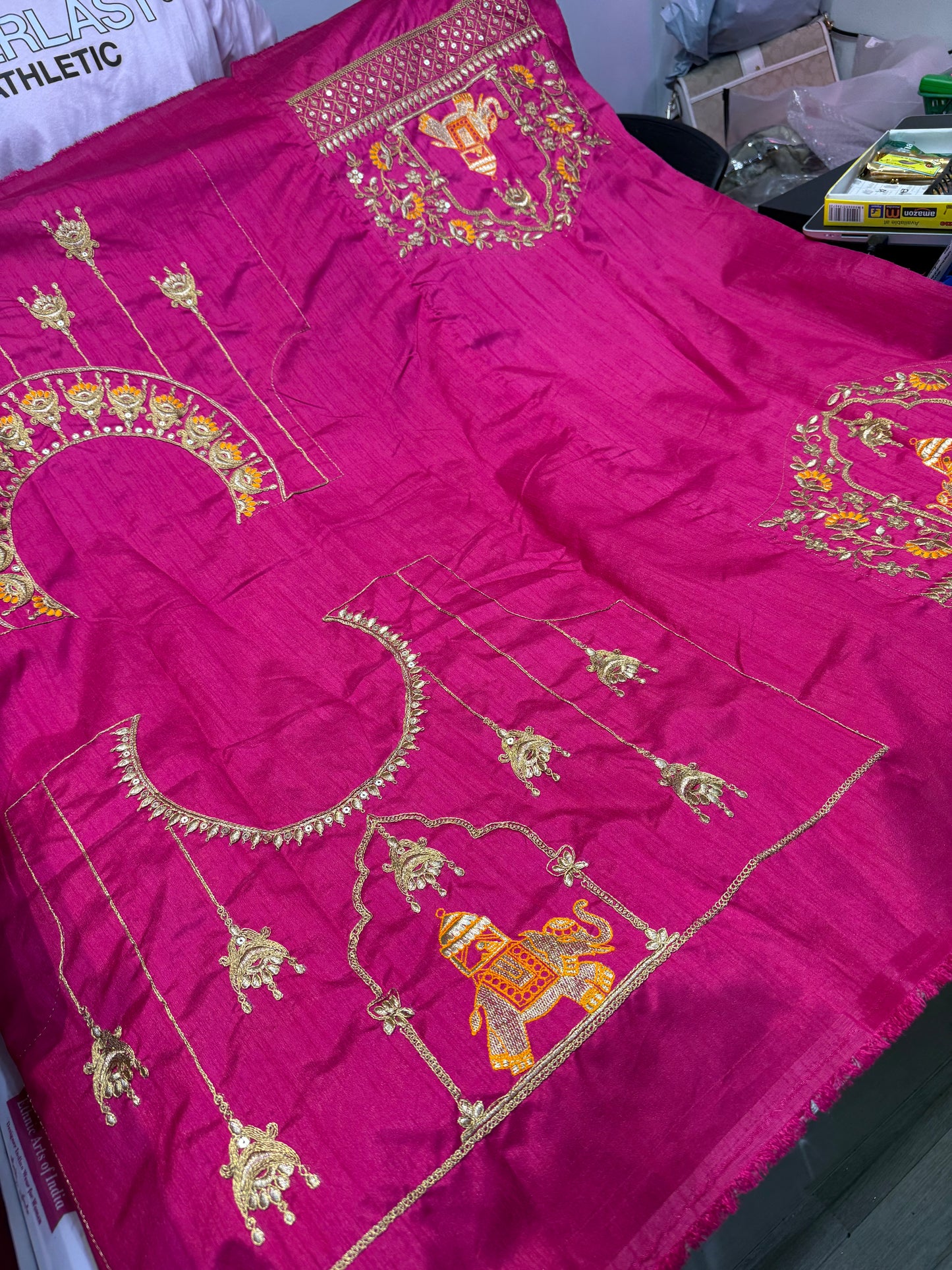 Beautiful designer silk saree