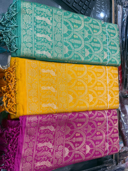 Beautiful designer silk saree
